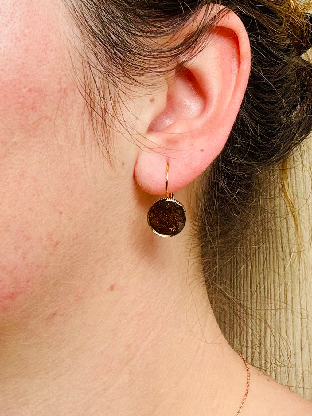 Boucles d'oreilles 'Doya' — vue 4 — bijou artisanal Tipoïa Bijoux