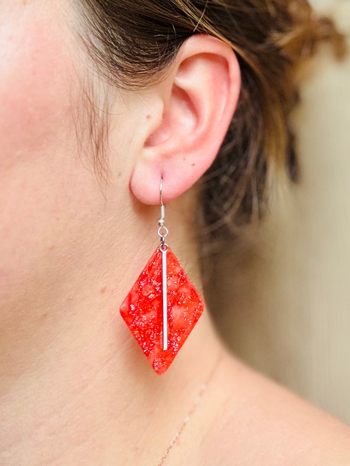 Boucles d'oreilles 'Sola' — bijou artisanal Tipoïa Bijoux