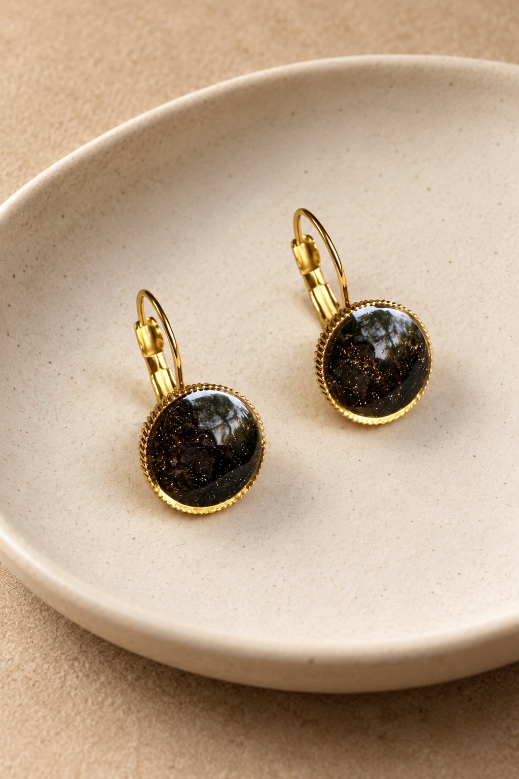 Boucles d'oreilles 'Doya' - vue 5 - bijou artisanal Tipoïa Bijoux