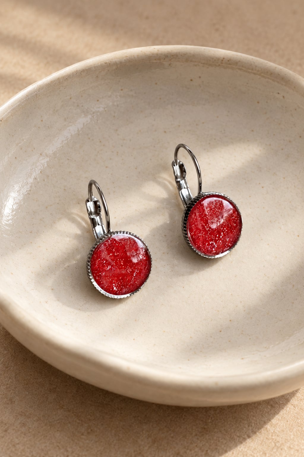 Boucles d'oreilles 'Doya' - vue 6 - bijou artisanal Tipoïa Bijoux