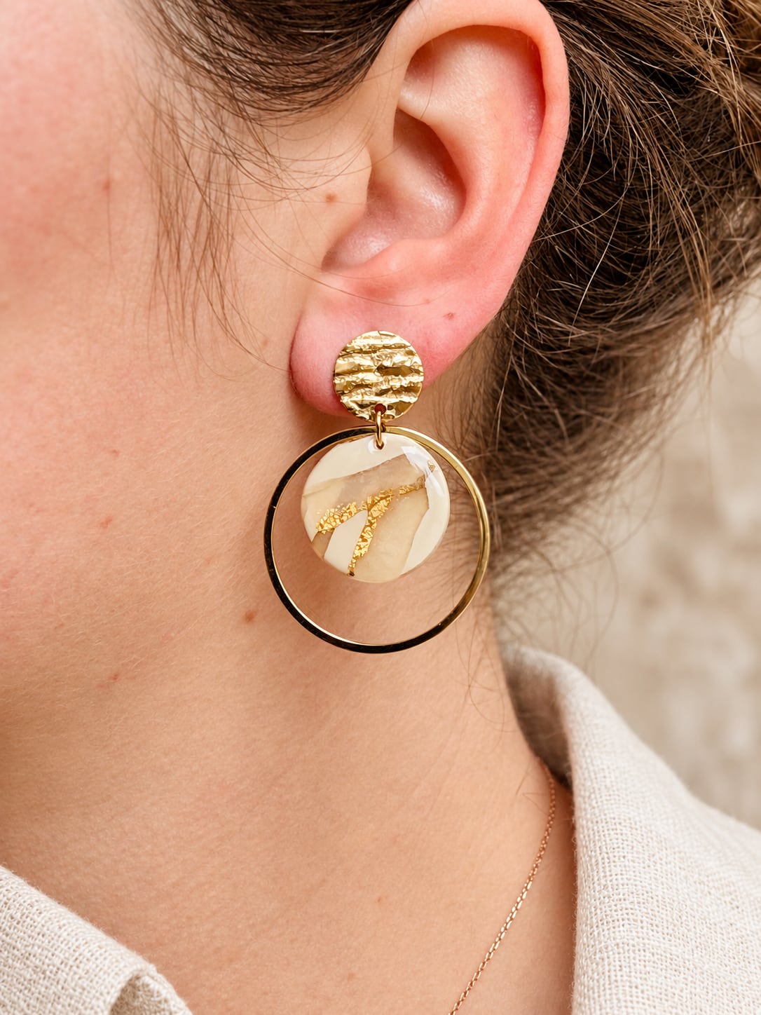 Boucles d'oreilles - bijoux artisanaux Tipoïa Bijoux