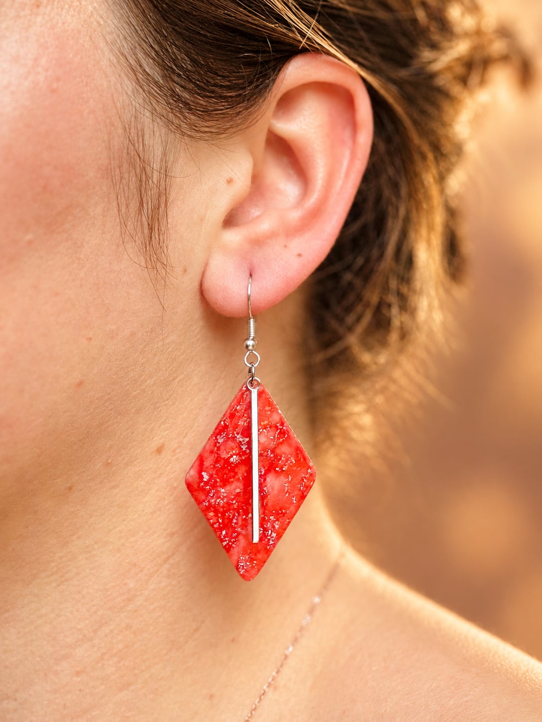 Boucles d'oreilles 'Sola' - bijou artisanal Tipoïa Bijoux