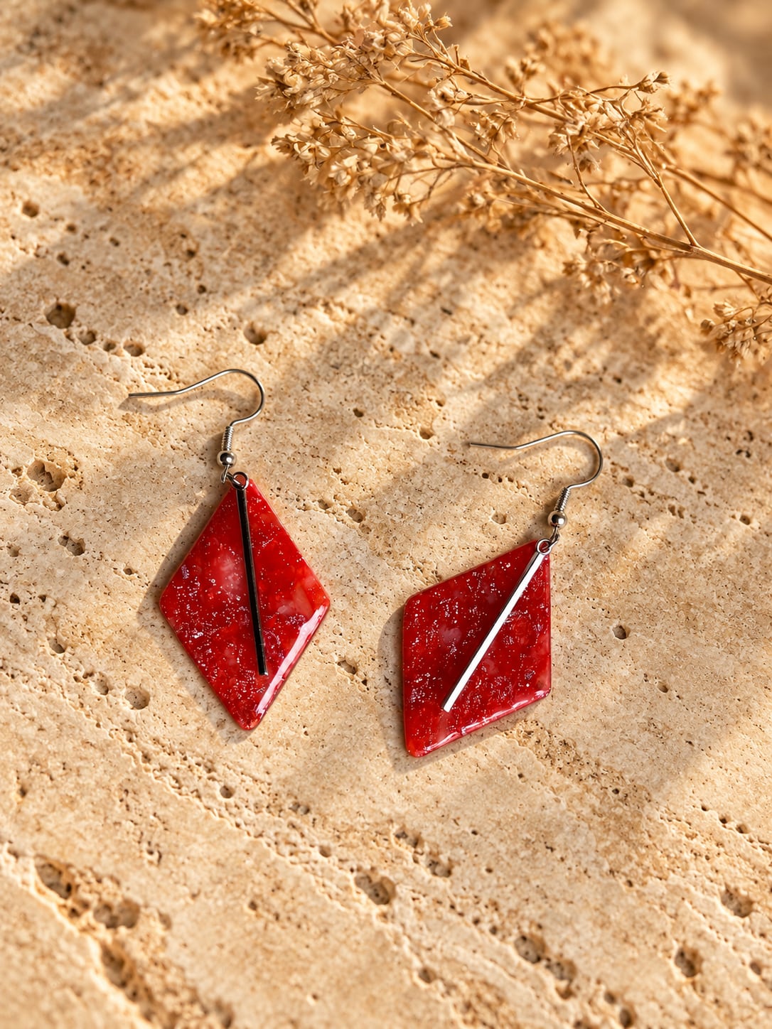 Boucles d'oreilles 'Sola' - vue 3 - bijou artisanal Tipoïa Bijoux